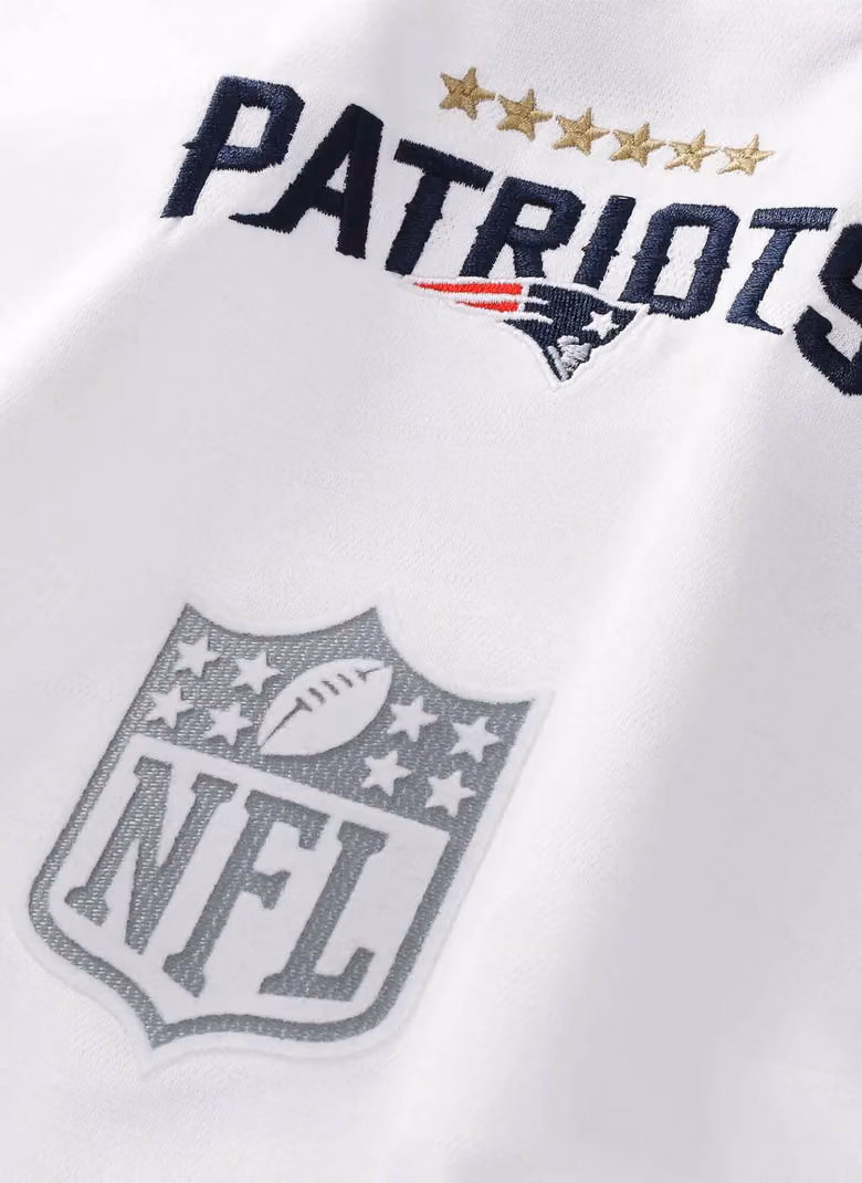 New England Patriots 2026 Football x Football NFL Fan Jersey White view 3