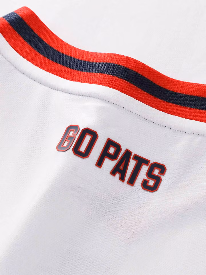 New England Patriots 2026 Football x Football NFL Fan Jersey White view 8