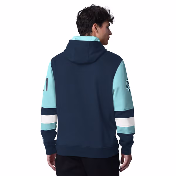 Seattle Kraken Starter End Zone NHL Hoodie view 2