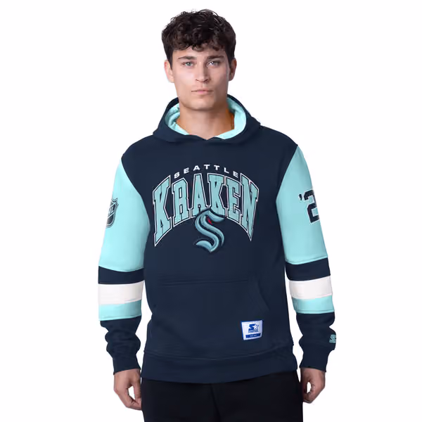 Seattle Kraken Starter End Zone NHL Hoodie view 1