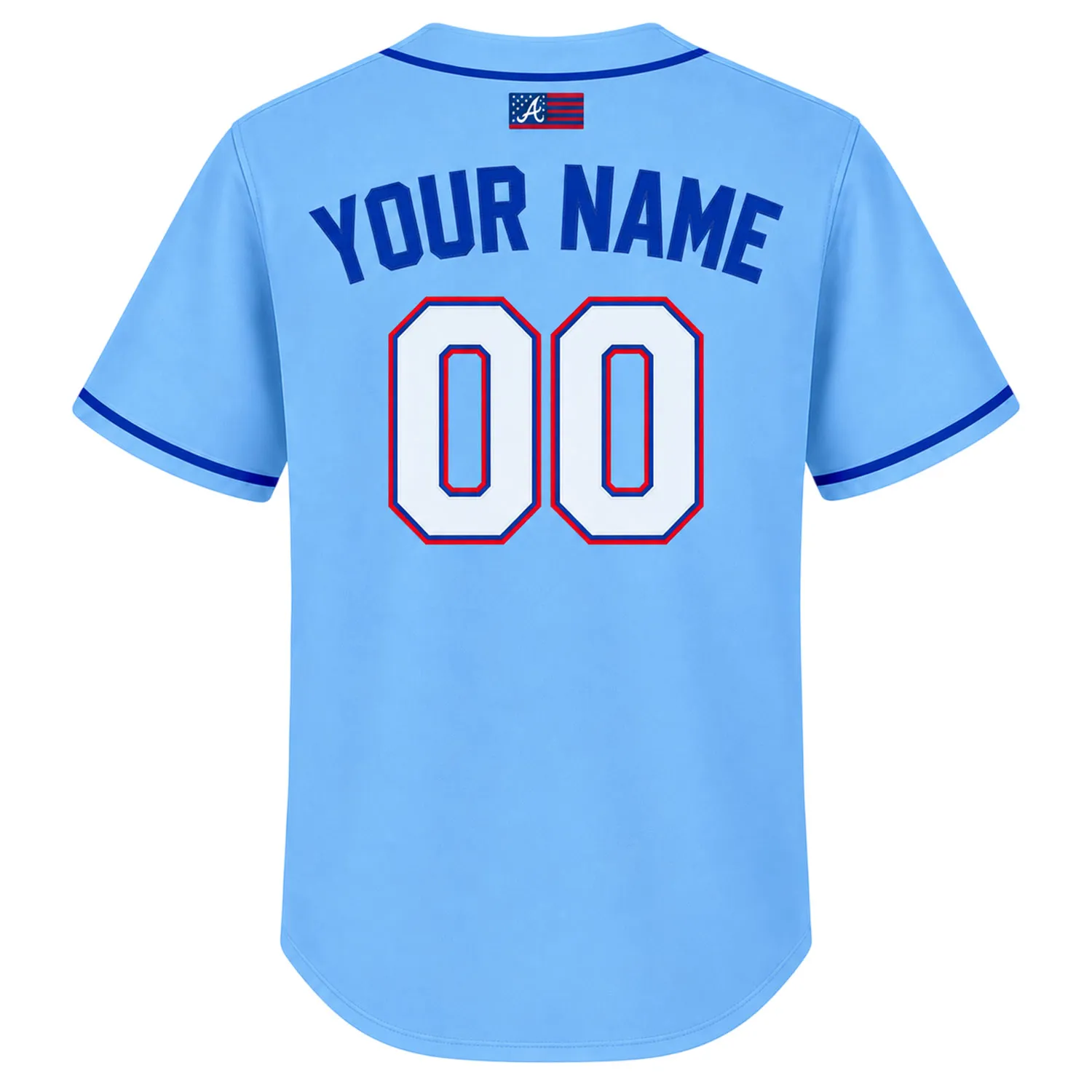Atlanta Braves Blue Jersey – Vibrant Baseball Style
