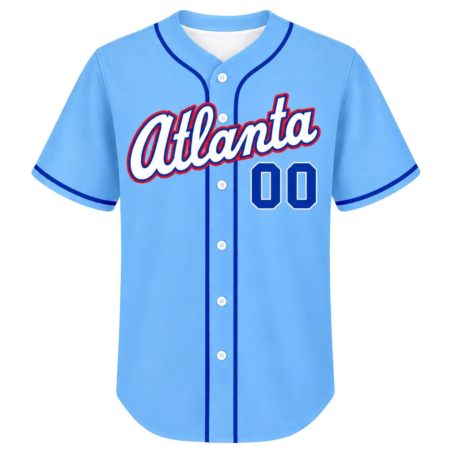 Atlanta Braves Blue Jersey – Vibrant Baseball Style