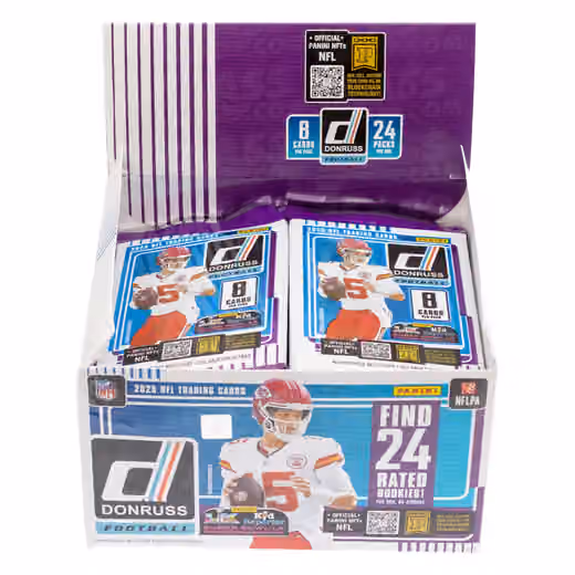 2025 Panini Donruss Football NFL Retail Box view 6