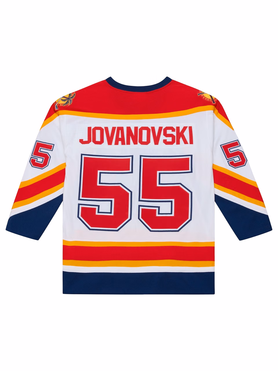 Ed Jovanovski #55 Florida Panthers 1995-96 Premium Power Play NHL Jersey White view 2