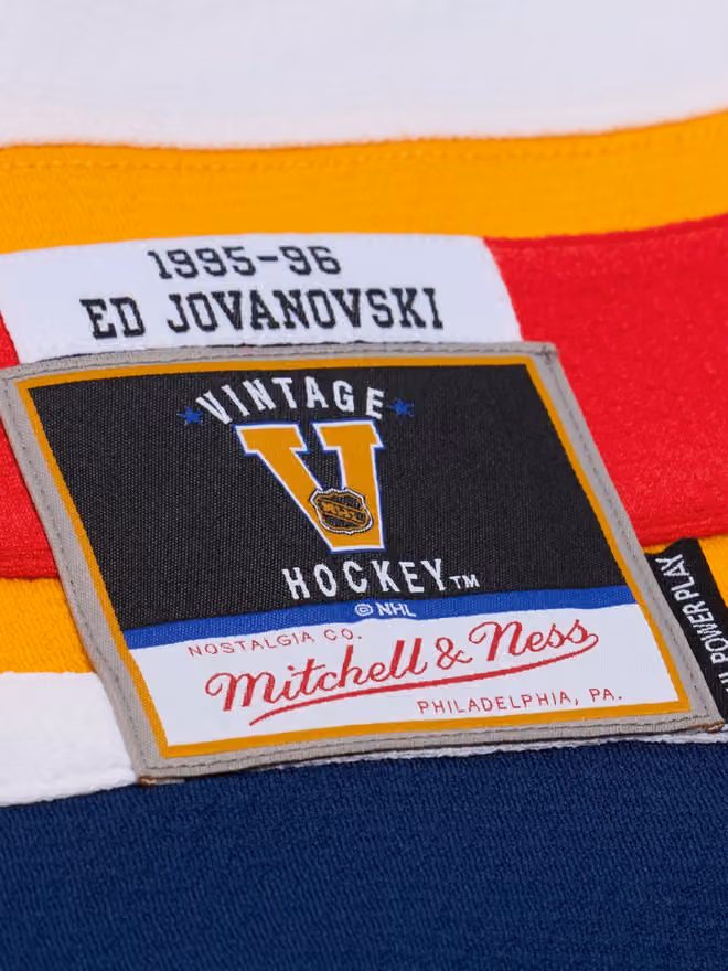 Ed Jovanovski #55 Florida Panthers 1995-96 Premium Power Play NHL Jersey White view 3
