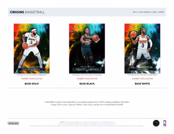 2022/23 Panini Origins Basketball NBA Hobby Box view 5