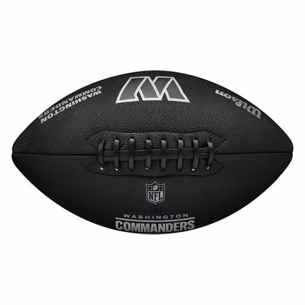 Washington Commanders Wilson Metallic Premiere Full Size NFL Football view 3