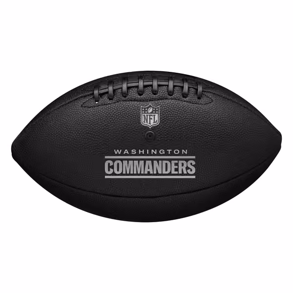 Washington Commanders Wilson Metallic Premiere Full Size NFL Football view 2