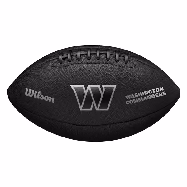 Washington Commanders Wilson Metallic Premiere Full Size NFL Football view 1