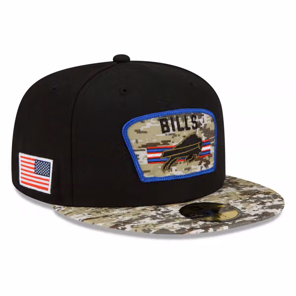 Buffalo Bills 2021 NFL On-Field Salute to Service New Era 59FIFTY Fitted Cap product photo
