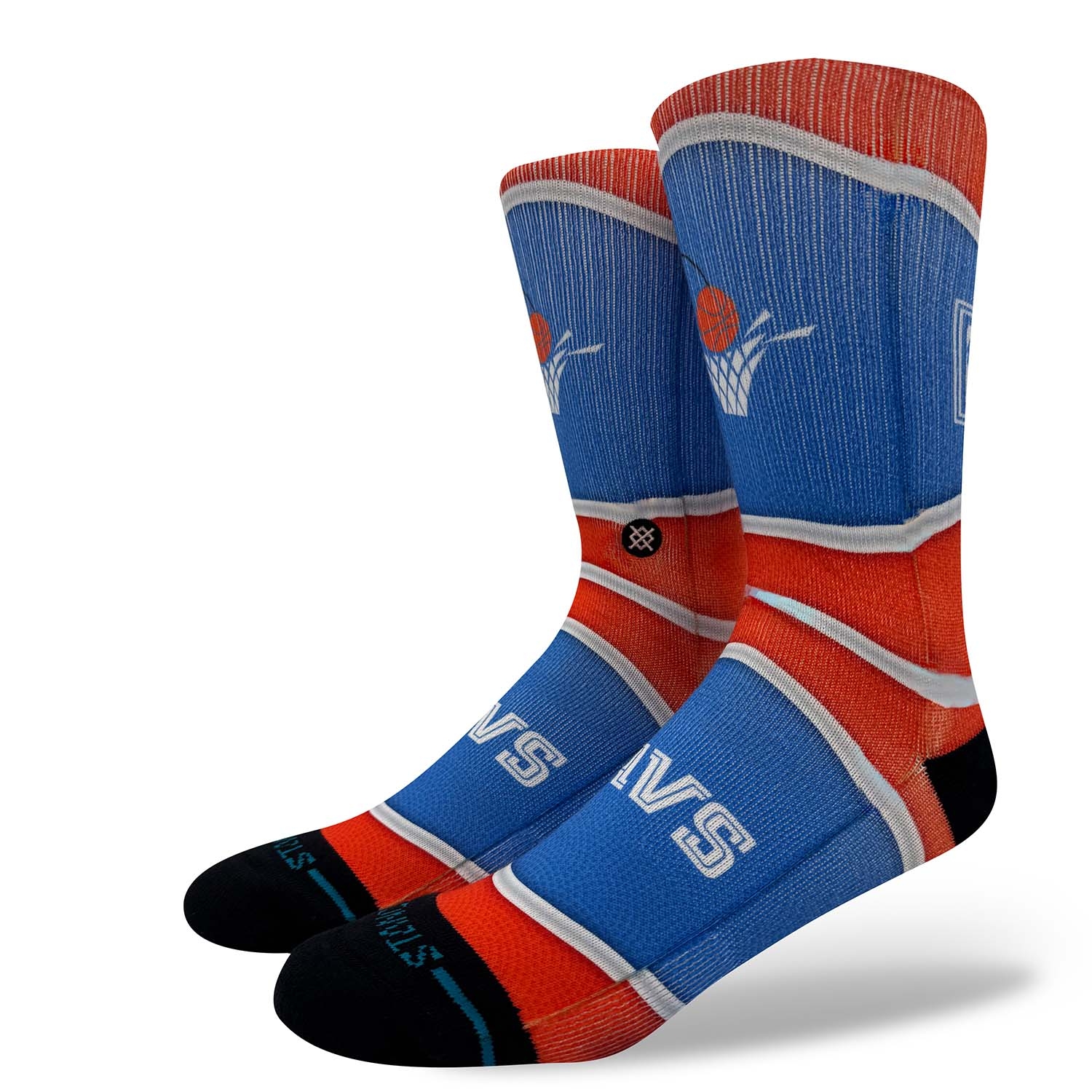 Cleveland Cavaliers Classic Mini Ball Stance Crew Socks view 1