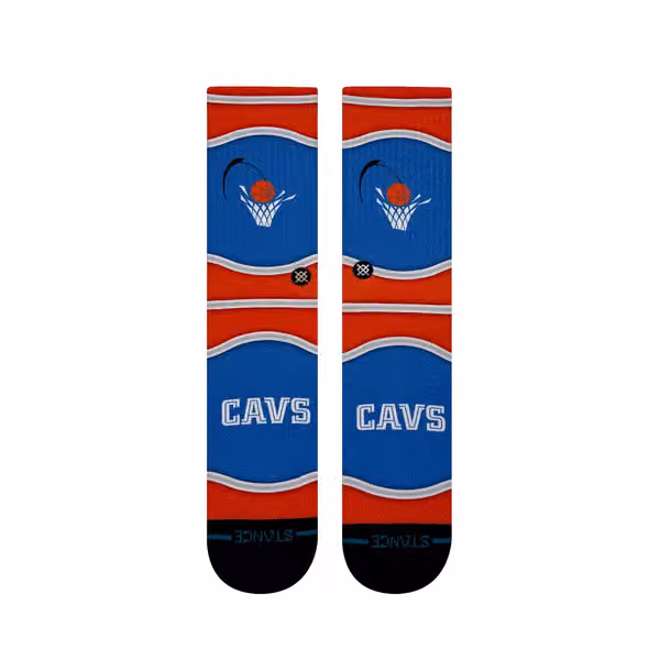 Cleveland Cavaliers Classic Mini Ball Stance Crew Socks view 2