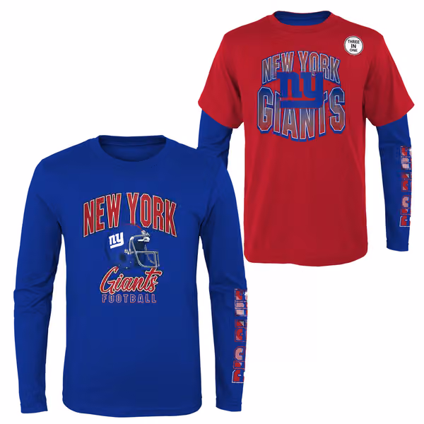 New York Giants Game Day 3-in-1 Combo NFL Shirt (YOUTH) view 1