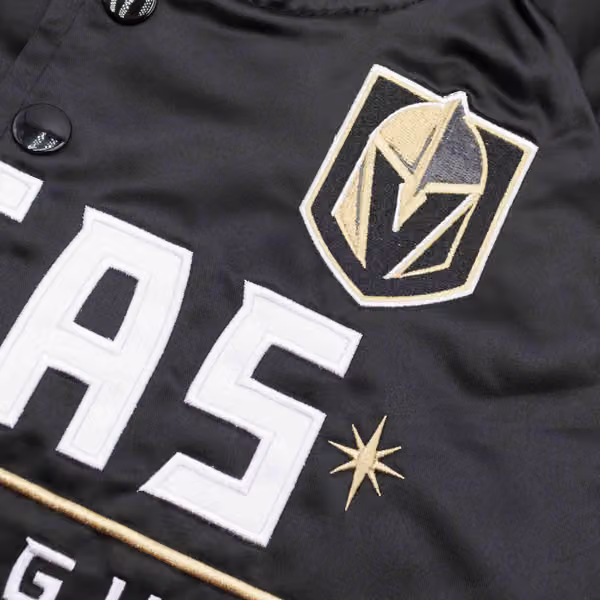 Vegas Golden Knights Mitchell & Ness Lightweight Satin NHL Jacket view 3