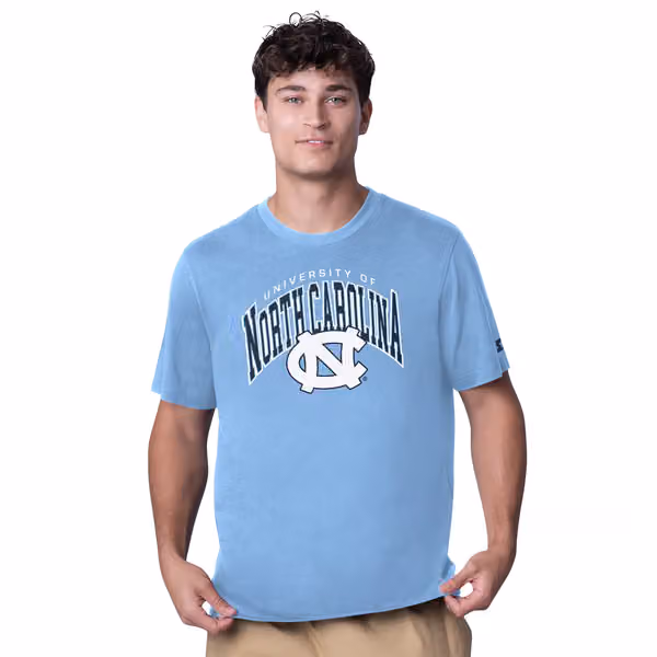 North Carolina Tar Heels Starter Team Arch NCAA T-Shirt Blue view 1