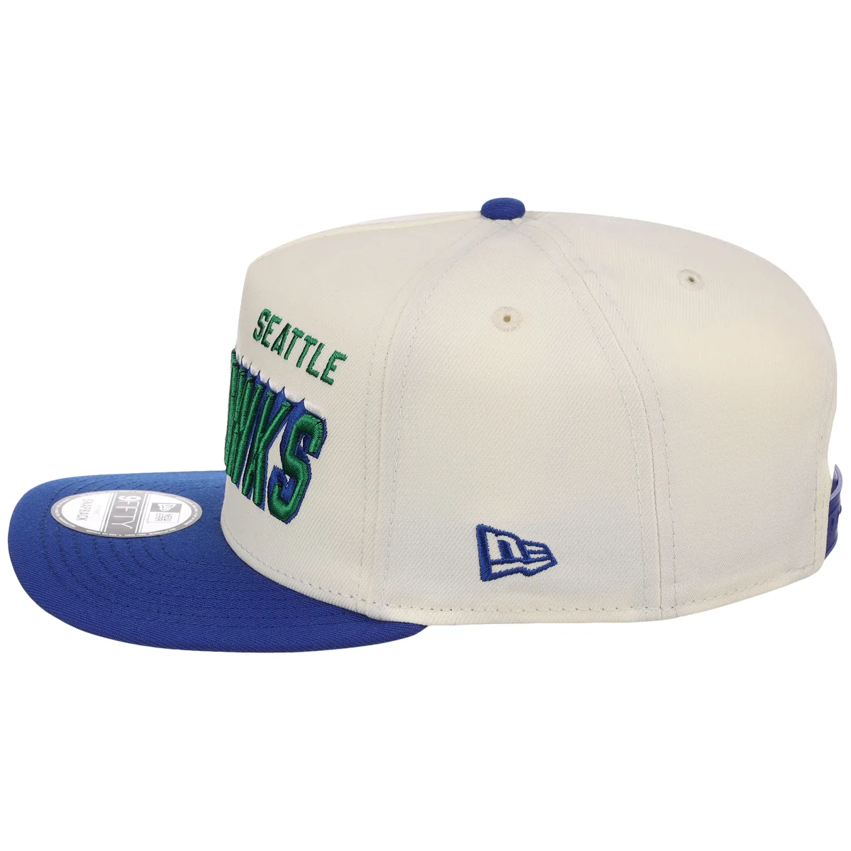 Seattle Seahawks NFL Gridlock New Era 9FIFTY A-Frame detail view