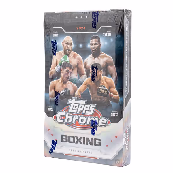 2024 Topps Chrome Boxing Hobby Box view 1
