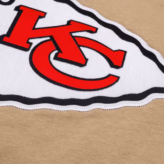 Kansas City Chiefs Swing Pass NFL Rewind Club Crew Beige view 3