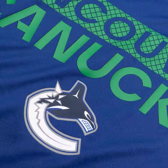 Vancouver Canucks 2024/25 Authentic Pro Rink Tech NHL Long Sleeve Blue view 3