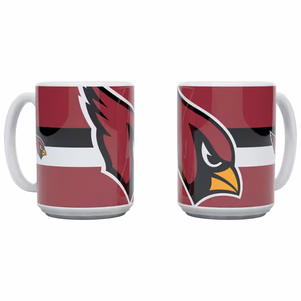Arizona Cardinals Triple Logo Jumbo NFL Mug (450 ml) view 1