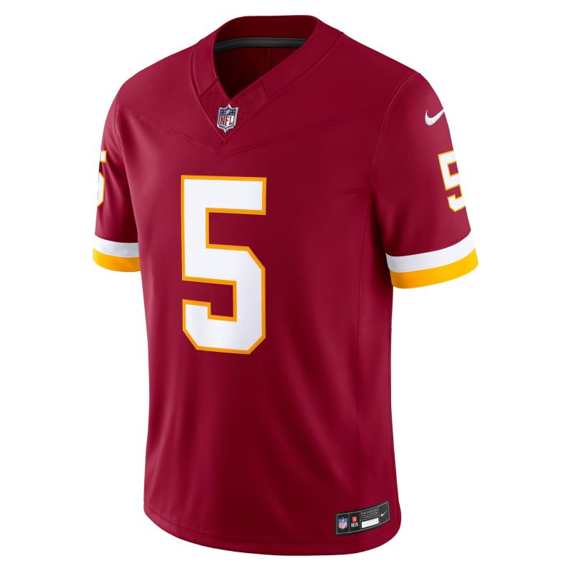 Jayden Daniels #5 Washington Commanders 2026 Stitched Limited NFL Jersey Burgundy view 2