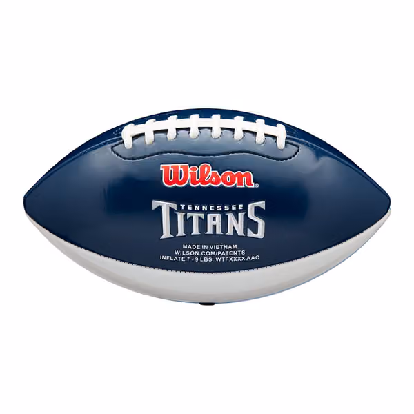 Tennessee Titans City Pride Wilson PeeWee Size NFL Football view 2