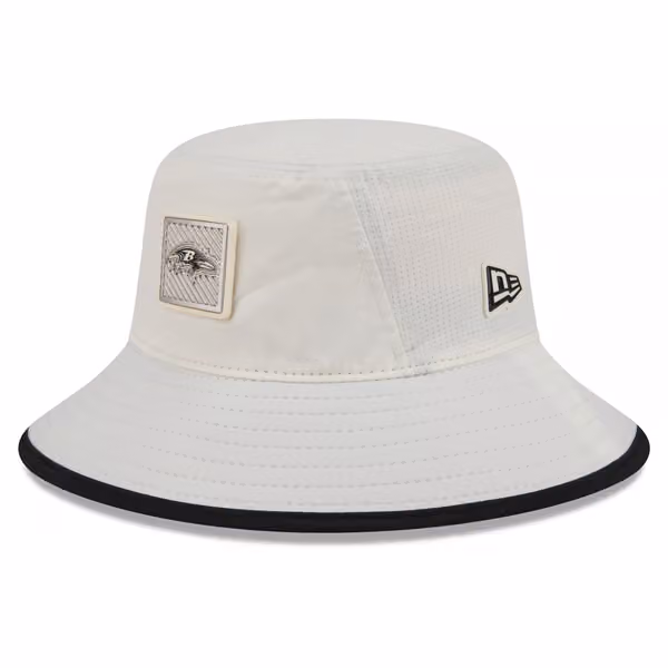 Baltimore Ravens 2026 NFL Training Camp Stretch Bucket Hat Cream/Black product photo