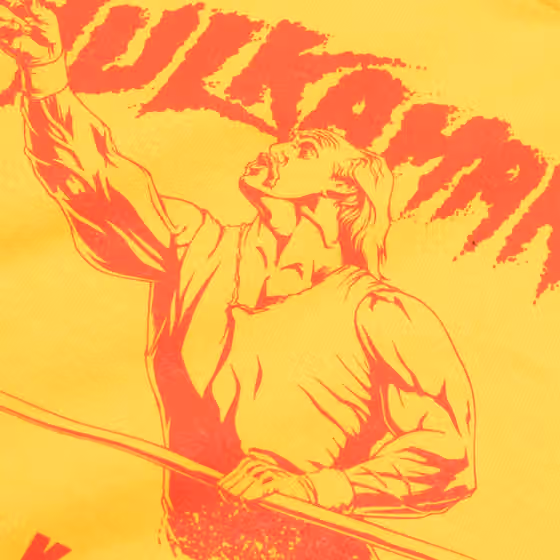 Hulk Hogan WWE Superstar Hoodie Yellow view 3