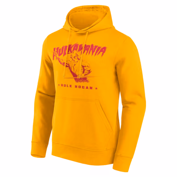 Hulk Hogan WWE Superstar Hoodie Yellow view 1