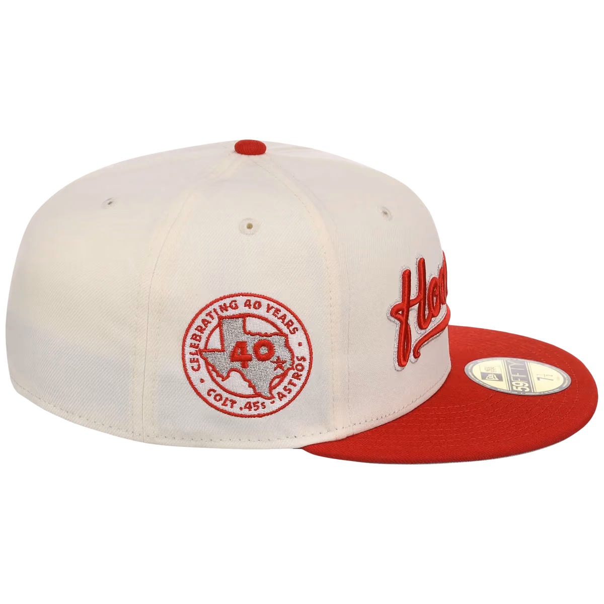 Houston Astros 'Houston' Script (Chrome/Red) Houston Crown the City New Era 59FIFTY detail view