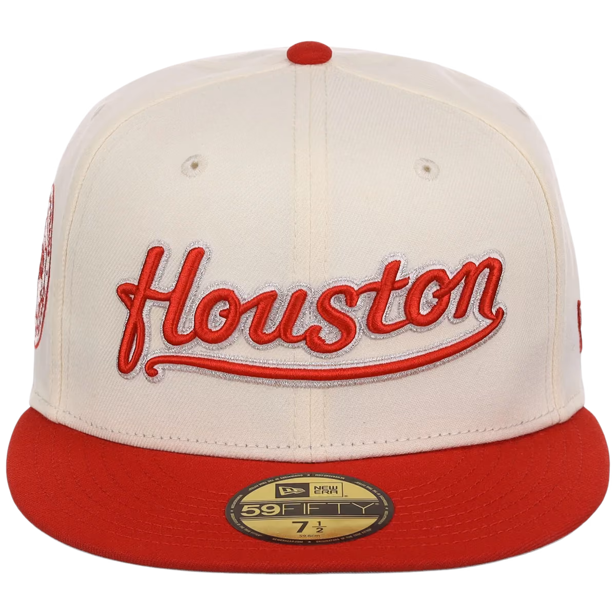 Houston Astros 'Houston' Script (Chrome/Red) Houston Crown the City New Era 59FIFTY detail view
