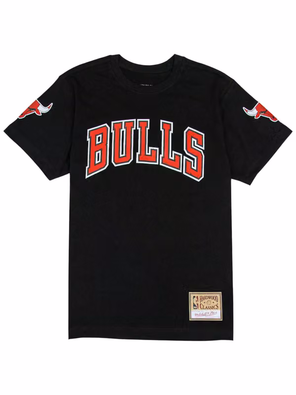 Dennis Rodman #91 Chicago Bulls Wordmark NBA T-Shirt Black view 2