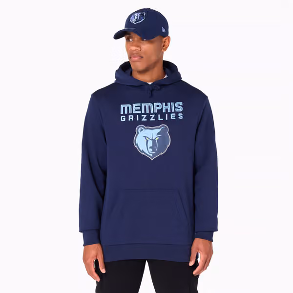 Memphis Grizzlies Team Logo Hoodie NBA Sweatshirt view 1