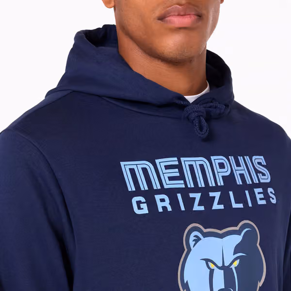 Memphis Grizzlies Team Logo Hoodie NBA Sweatshirt view 6