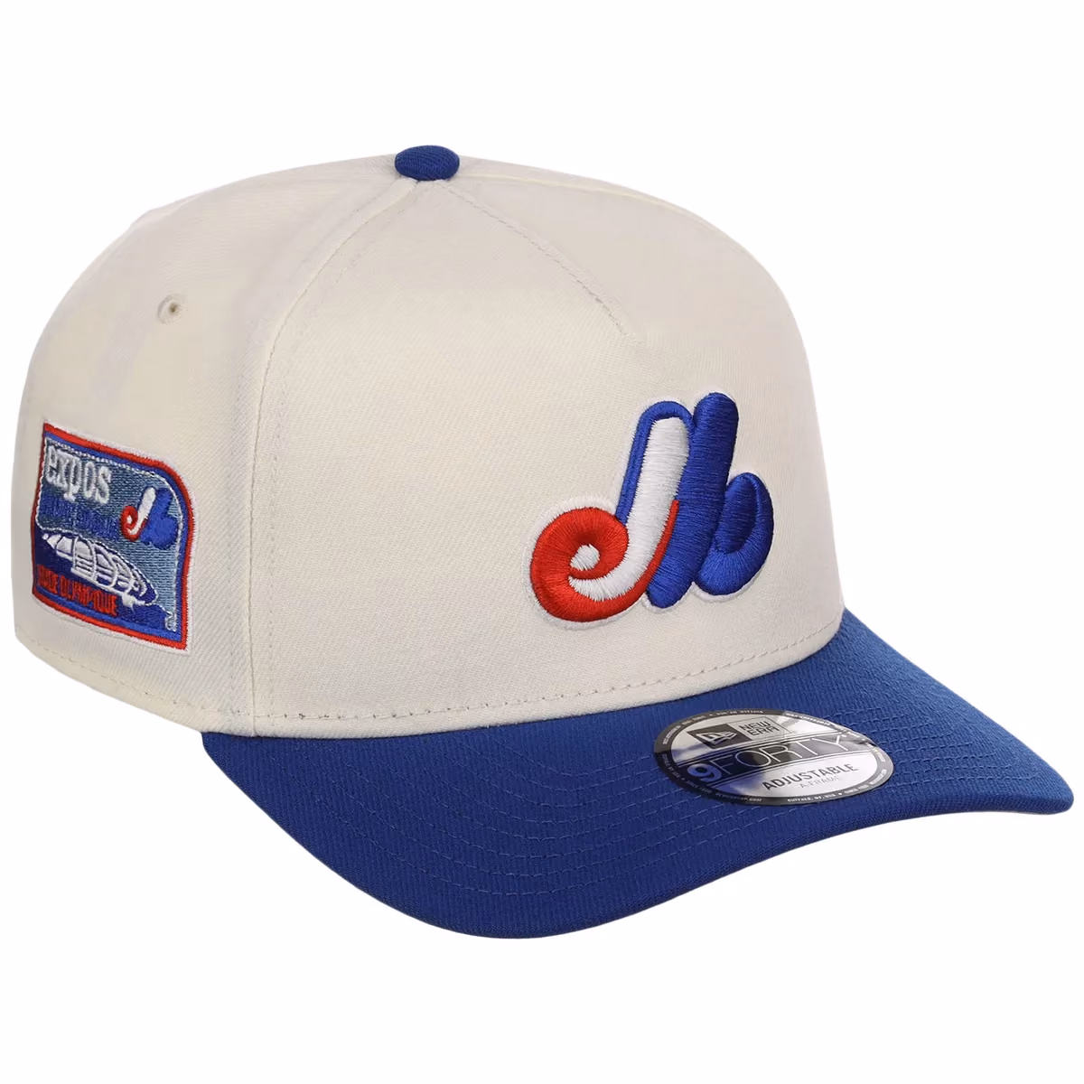Montreal Expos MLB Chrome OTC New Era 9FORTY A-Frame front view