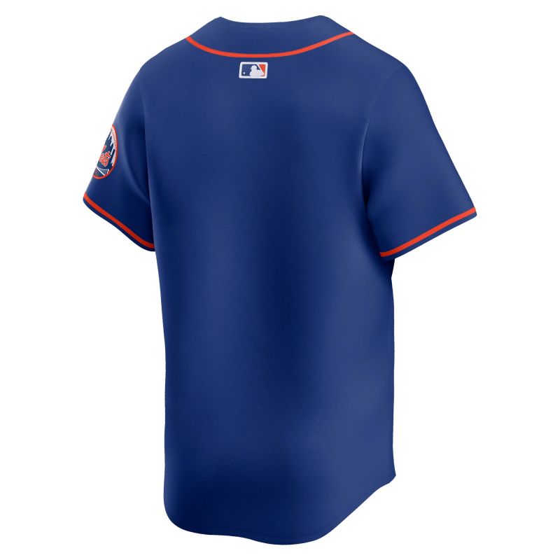 New York Mets Nike Limited MLB Baseball Jersey Alternate Blue view 2