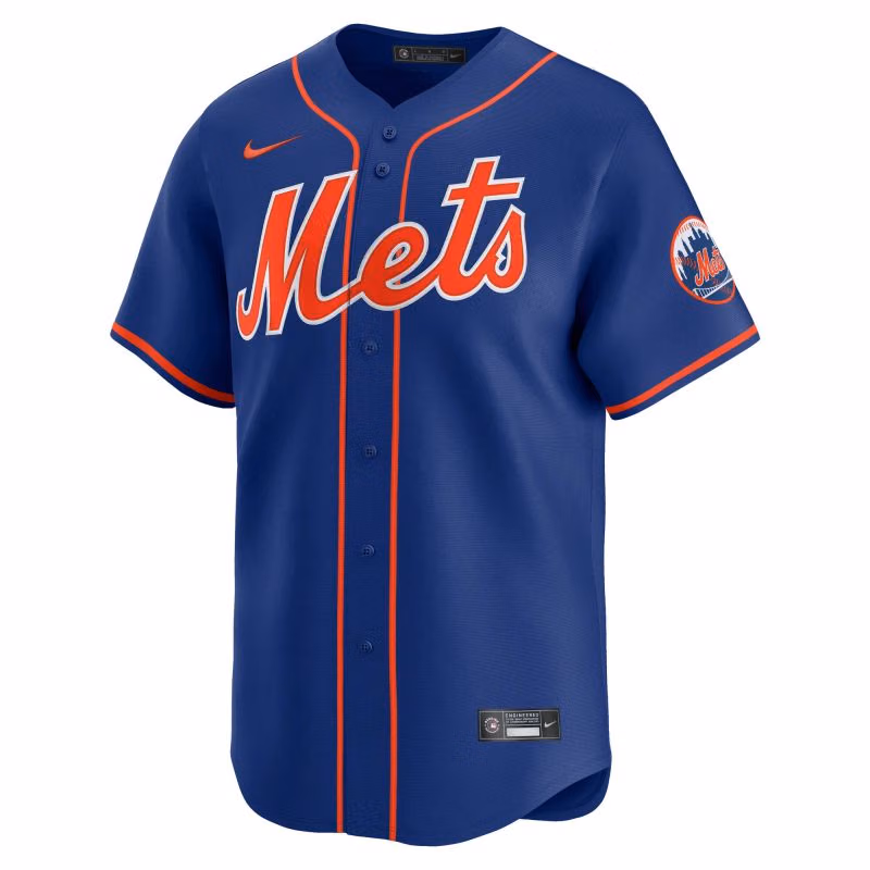 New York Mets Nike Limited MLB Baseball Jersey Alternate Blue view 1