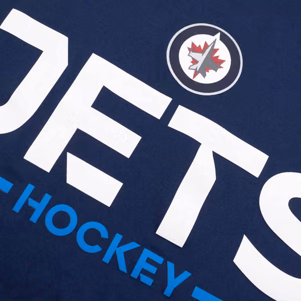 Winnipeg Jets 2025/26 Authentic Pro Rink Tech NHL T-Shirt Navy view 3