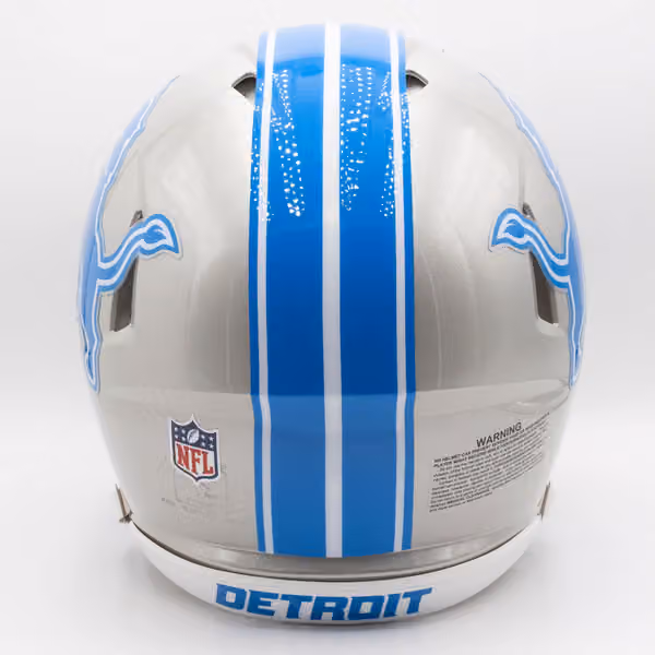 Detroit Lions Riddell Authentic NFL Speed Full Size Helmet view 3