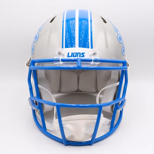 Detroit Lions Riddell Authentic NFL Speed Full Size Helmet view 2