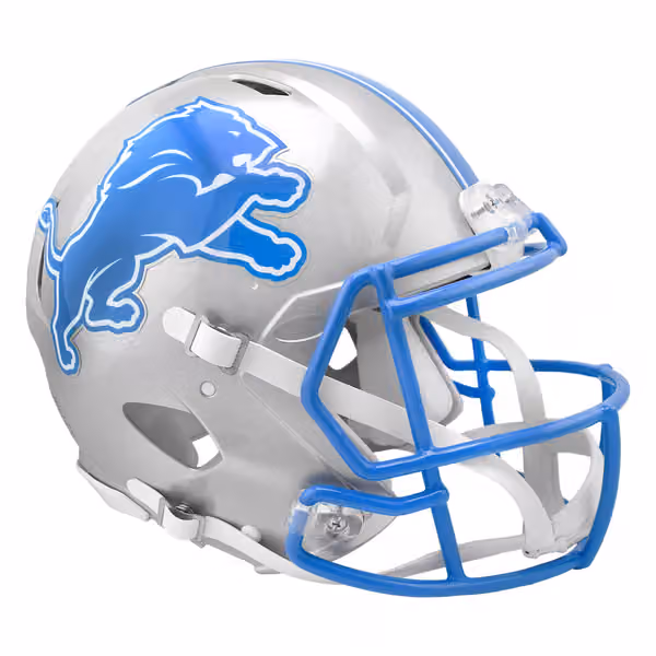 Detroit Lions Riddell Authentic NFL Speed Full Size Helmet view 1