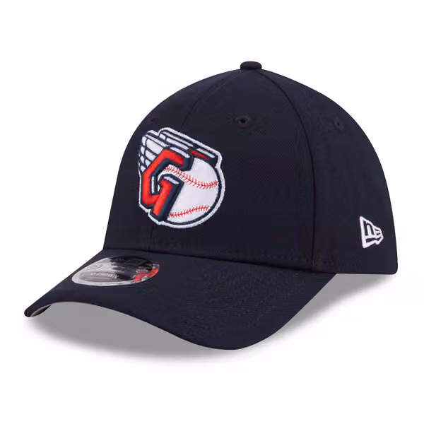 Cleveland Guardians MLB Alternate Team Logo 39THIRTY M-Crown Flex Cap Navy product photo