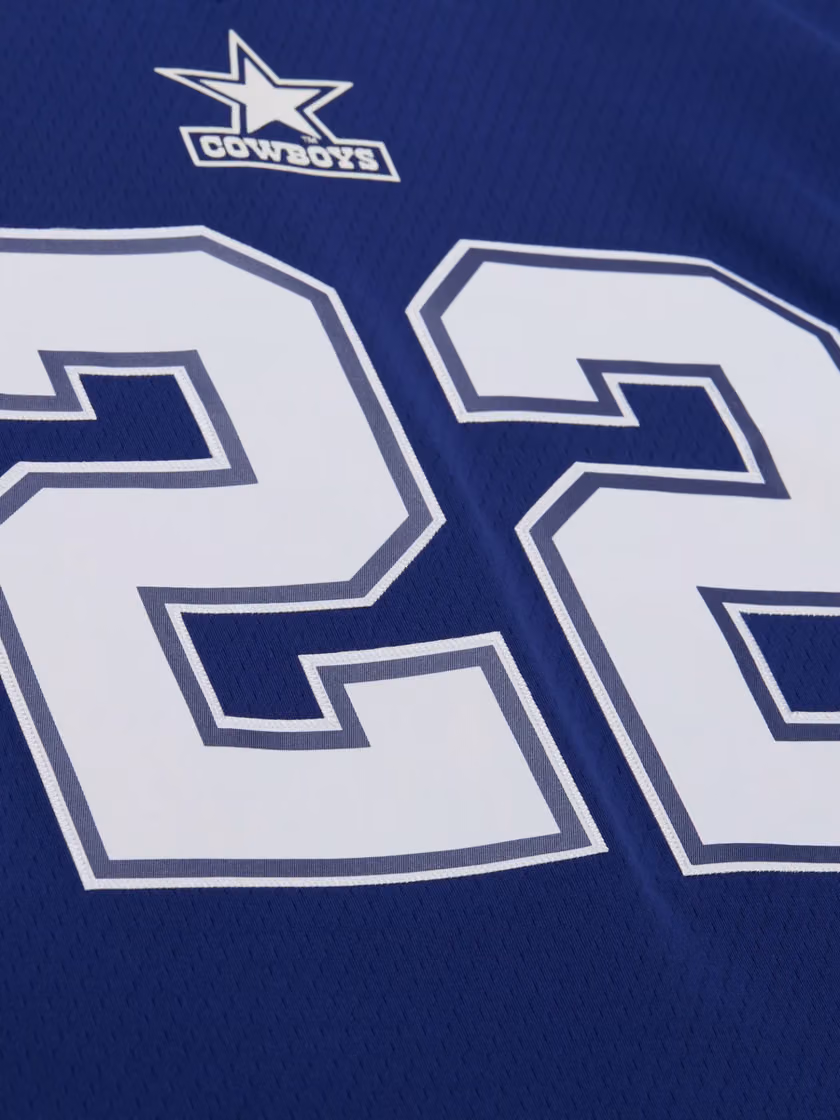 Emmitt Smith #22 Dallas Cowboys 1995 Legacy Super Bowl XXX NFL Jersey Navy view 6