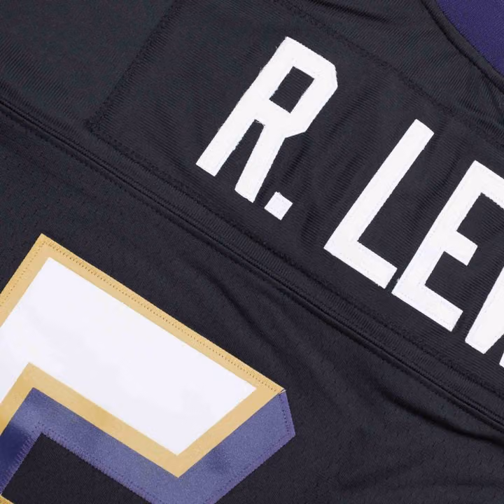 Ray Lewis #52 Baltimore Ravens Legacy Throwback NFL Jersey Black view 5