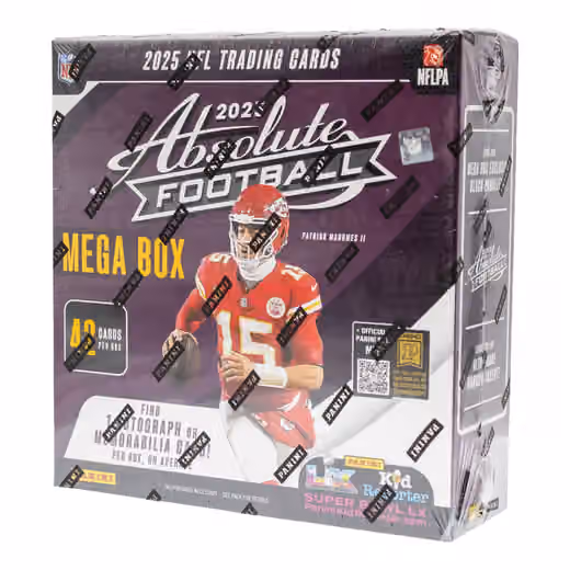 2025 Panini Absolute Football NFL Mega Box view 1