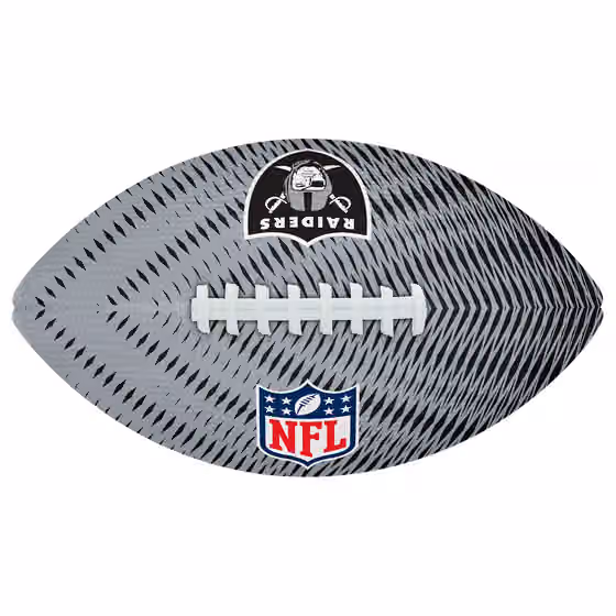 Las Vegas Raiders Tailgate Wilson NFL Junior Football view 3