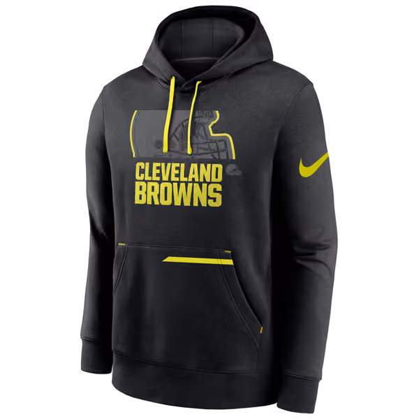 Cleveland Browns Nike VOLT NFL Hoodie Black view 1