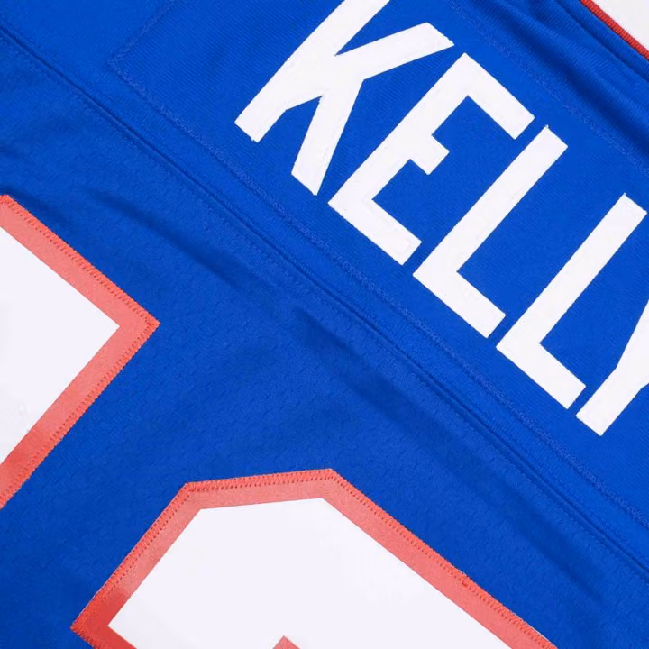 Jim Kelly #12 Buffalo Bills Legacy Throwback NFL Jersey Blue view 4