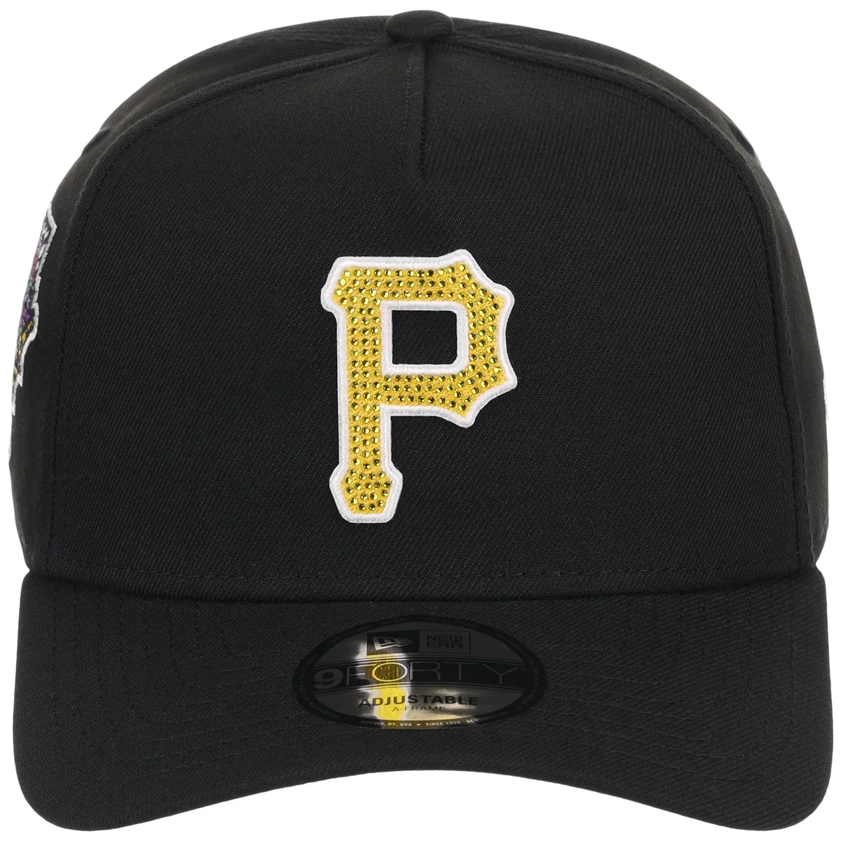 Pittsburgh Pirates MLB Diamond Bling New Era 9FORTY A-Frame detail view