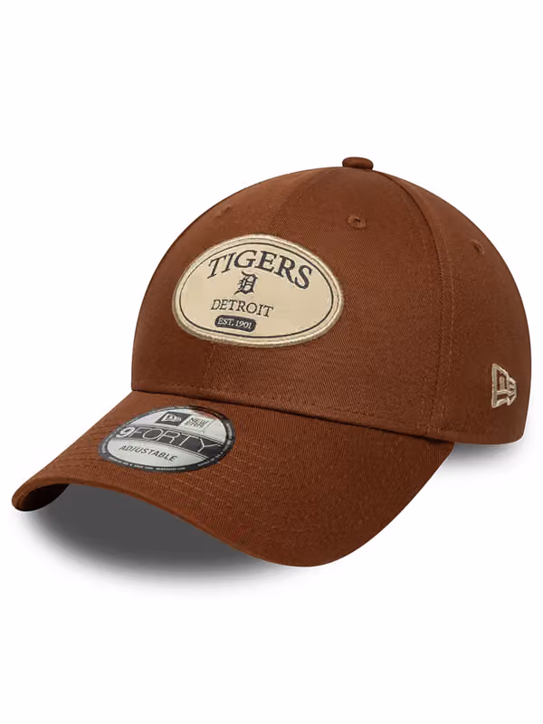 Detroit Tigers Patch 9FORTY Adjustable Cap Brown product photo